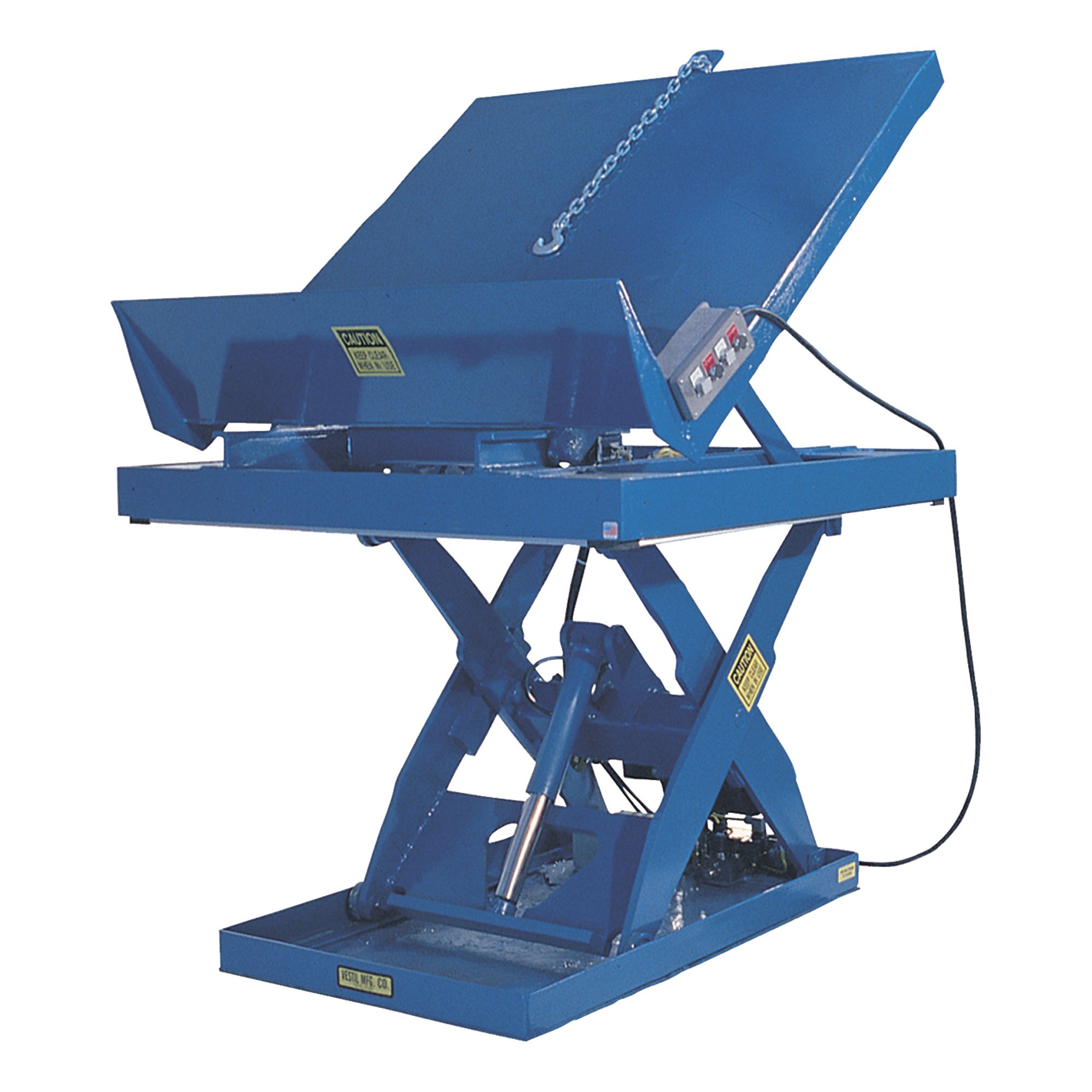 Vestil AC Powered Lift & Tilt Scissor Table
